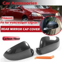 Rhyming Car Side Mirror Cover Rearview Mirror Caps Fit For VW Volkswagen Passat B6 R36 Golf 5 Jetta MK5 Car Accessories