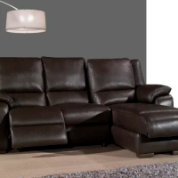 living room sofa Recliner Sofa, cow Genuine Leather Recliner Sofa, Cinema Leather Recliner Sofa sectional L shape home furniture