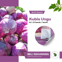 Benih Bibit Kubis Ungu / Kol Ungu Kemasan Repack isi 10 Benih