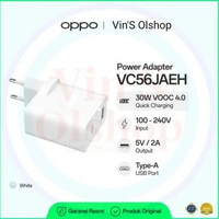 Oppo Original Charger VOOC 30W Fast Charging Garansi Resmi