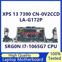 CN-0V2CCD 0V2CCD V2CCD Mainboard For DELL XPS 7390 With SRG0N I7-1065G7 CPU LA-G172P Laptop Motherboard 100% Tested Working Well