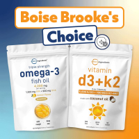 Boise Brookes Choice Bundle: Vitamin D3K2 5000IU & Fish Oil 120 Softgels-801a9878