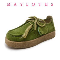 Giày nam phong cách retro thường ngày Giày lười da nubuck Giày sneaker nam Đế mềm êm ái Giày lái xe 