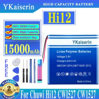 YKaiserin Hi 12 15000mAh Battery For CHUWI Hi12 Dual System 64G Chuwi HI10 Plus HI10plus CWI527 CW1527 10.8" Tablet PC Batteria