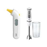 【BRAUN 百靈】MultiQuick5 Vario 手持式攪拌棒 MQ5000+BRAUN 百靈 耳溫槍 IRT3030(新手育兒組)