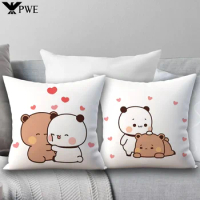 Bubu Dudu Pillow Cover Birthday Wedding Gifts 45x45 Cushions Covers Dakimakura Throw Pillows Square Pillowcase Cute