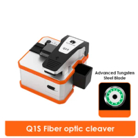 High-Precision Q1S Fully Automatic Electric Fiber Optic Cleaver Rechargeable Optic Cable Cutter Ftth Optical Fiber Cleaver