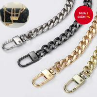 Dây đeo dây xích phẳng 9mm 110cm Phụ kiện túi đeo vai kim loại