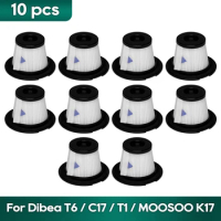 Compatible For Dibea T1 / T6 / C17 / SC4588 / MOOSOO K17 Vacuum Cleaner Hepa Filter Replacement Spare Parts Accessories