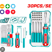 TOTAL ไขควงอเนกประสงค์ 30 ตัวชุด รุ่น TACSD30306 Interchangeable Screwdriver
