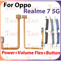 สายเคเบิลแบบยืดหยุ่น, สำหรับปุ่มพาวเวอร์วอลุ่ม Realme 7 5G RMX2111, พร้อมปุ่มด้านข้างเปิด/ปิด, ส่วนซ