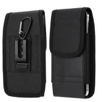 For Samsung S24 Ultra 5G Flip Leather Phone Case For Galaxy S23FE S22 S21 S20 Ultra S9 S8 S7 S10 Belt Clip Waist Bag Phone Pouch