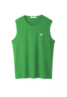 HLA Breathable Quick Dry Sport Style Sleeveless Shirt Men (Green) -HWJBJ2W031A32