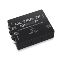 Behringer Ultra-DI DI600P High-Performance Passive DI-Box for the direct connection ¼" TRS,gold-plated XLR connectors