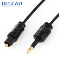 OD2.2mm Digital Optical Audio Toslink to Mini Toslink 3.5mm Cable Mini-Toslink connector adapter 1m 1.5m 2m 3m 3ft 5t 6ft 10ft