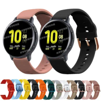 20mm Quick Release Strap For Samsung Galaxy Active 2 40mm 44mm Sport Silicone Bracelet For Galaxy 3 41mm/Watch 42mm/Gear S2 Band
