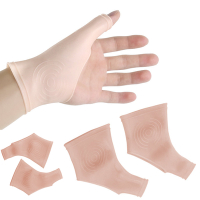 (杰恆)los0678矽膠手套手指手腕扭傷固定護腕矽膠大拇指滑鼠保護