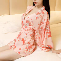 【NEW】【Penghantaran Privasi Tinggi】 Saiz Besar Baju Dalam Erotik Chiffon Jepun Kimono Tanpa Menanggalkan Baju Tidur Seksi Nampak Terus Godaan Pakaian Seragam Minat Murni