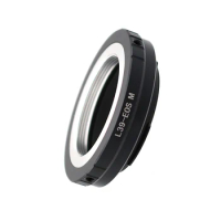 L39 - EF-M L39 - EOS M Mount Adapter Ring for Leica L39 (M39x1/32"mm) screw mount lens for Canon EOS EF-M Camera M5 M6 M62 M200