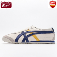 Onitsuka Tiger JAPAN TIGER - MEXICO 66 2024 new Tiger shoes Mexico 66 Women's Leather Sneakers Men's Running Shoes Unisex Casual Sports Walking Jogging school Shoe white blue red
