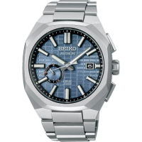 【SEIKO 精工】官方授權 ASTRON 廣告款 太陽能GPS鈦金屬八角形腕錶 SSJ013J1/3X62-0AA0B