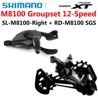 SHIMANO SLX XT M8100 Groupset Mountain Bike Groupset 1x12-Speed SL + RD M8100 Rear Derailleur M8100 Shifter