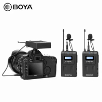 BOYA BY-WM8 Pro-K2 UHF Dual-Channel Wireless Microphone System