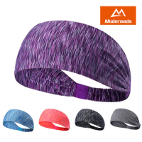 Maleroads 時尚條紋 運動髮帶  跑步 健身 瑜珈 自行車 球賽 運動頭巾 簡約造型 柔軟舒適 清爽透氣