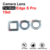 1Set Rear Camera Lens With Adhesive For Motorola Moto Edge S Pro Back Camera Lens Replacement Parts