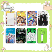 Pemegang Kad Foto, GOT7, Rantai Kunci, Lengan Kad Foto, Album Heptagon Musim Sejuk, PYTHON Jeabom, J