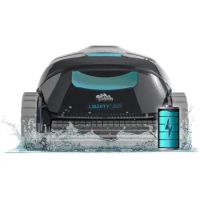 Dolphin Liberty 200 Cordless Magnetic Charge Robotic Pool Vacuum Cleaner up to 33 FT - Wall Climbing
