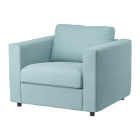 VIMLE 扶手椅, saxemara 淺藍色, 101x98x83 公分