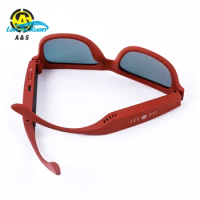 Certification Bone Conduction Smart Sunglasses Bluetooth Speaker UV400 Eye Protection Safty Audio Headphone Glasses For Sport