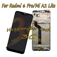 New For Xiaomi Redmi 6 Pro Redmi 6Pro Full LCD DIsplay + Touch Screen Digitizer Assembly + Frame Cover For Xiaomi Mi A2 Lite
