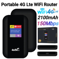 4G WIFI Router Card 4G LTE Wireless Router Mini Outdoor Hotspot Pocket Modem with Sim Card Slot Repeater Car Mobile Wifi Hotspot