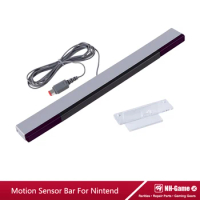 For Wii Infrared Ray Sensor Bar Receiver Replacement Wired Motion Sensor For Nintend Gaming Accessories