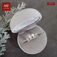 MT แหวนเงินแท้ รูปช้าง งานรมดำ ไซส์: 51 53 56 Sterling Silver Ring (sr230) MT Jewelry มณีธารา  จึ้ง