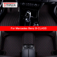 TITIPLER Custom Car Floor Mats For Mercedes Benz B-CLASS W245 W246 W247 B180 B200 B220 B250 Auto Accessories Foot Carpet