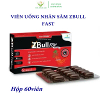 viên uống nhân sâm tăng cường sức khoẻ ZBull fast hộp 60viên