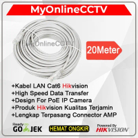 Terjangkau Kabel Lan 20M Cat6 20Meter Hikvision Utp Rj45 Cable 20