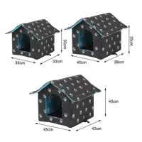 Pet Cat Tent Cat Dog House Durable Waterproof Folding Pet House Reusable Indoor/outdoor Cat Shelter Tent Nest for Protection