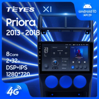TEYES X1 For LADA Priora 2013 - 2018 Car Radio Multimedia Video Player Navigation GPS Android 10 No 2din 2 din dvd