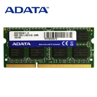 ADATA DDR3 DDR3L 1.35V 1.5V SO-DIMM 2GB 4GB 8GB 1333MHz 1600Mhz Memory Ram PC3-12800 For Notebook ThinkPad Acer Laptop RAMs