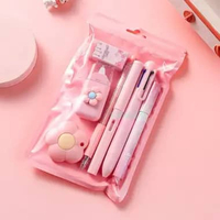 Alat Tulis Sekolah Lengkap 1 Set SD Paket Aesthetic Lucu Pulpen Pensil Stabilo Pastel Anak Perempuan