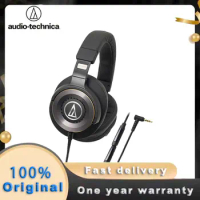 Original Audio-Technica ATH-WS1100iS Wired Earphone Portable HiFi Hi-Res Solid Bass Professional With Mic Remote Control