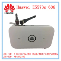 Unlocked Huawei E5573 E5573s-606 plus 2 pcs antenna CAT4 150M 4G 3G WiFi Router band 28 700mhz Wireless Mobile Hotspot 4G Modem