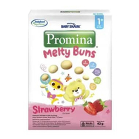 Promina Melty Buns Snack Cemilan Kukis Kentang Bayi 1 Tahun Keatas Strawberry