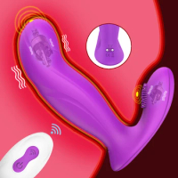 Wearable Dildo Vibrator Vibrating Panties Vaginal Massage G Spot Clitoris Stimulator Female Masturbation Adult Sex Toy for Woman