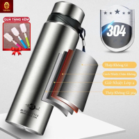 Bình giữ nhiệt nóng lạnh TAMIDI hiển thị nhiệt độ dung tích 800ml lõi inox 304 chống gỉ kèm nắp lọc 