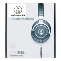 Audio-Technica ATH-M70x Wired Headphones Professional Monitor Portable HIFI Earphone Monitor Headphone For Video Game